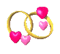 Gif animé amour alliances